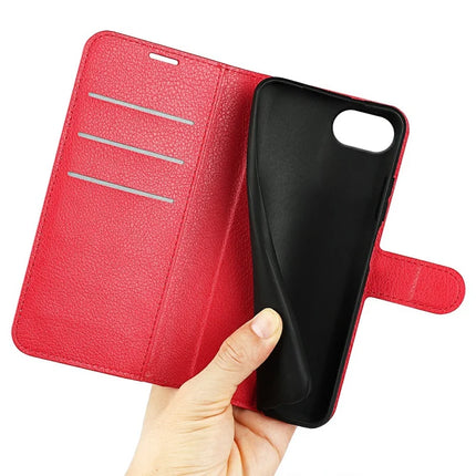 For iPhone 16e Case Litchi Texture Shockproof Leather Wallet Phone Cover