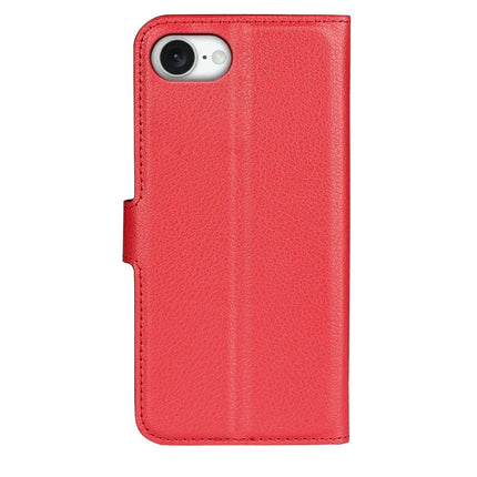 For iPhone 16e Case Litchi Texture Shockproof Leather Wallet Phone Cover