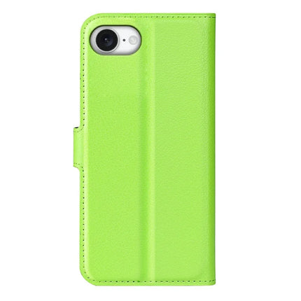 For iPhone 16e Case Litchi Texture Shockproof Leather Wallet Phone Cover