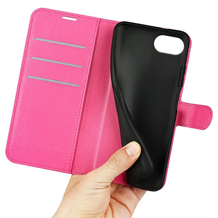 For iPhone 16e Case Litchi Texture Shockproof Leather Wallet Phone Cover