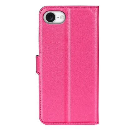 For iPhone 16e Case Litchi Texture Shockproof Leather Wallet Phone Cover
