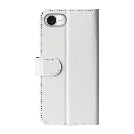 For iPhone 16e Wallet Case Crazy Horse Texture Stand Leather Phone Cover
