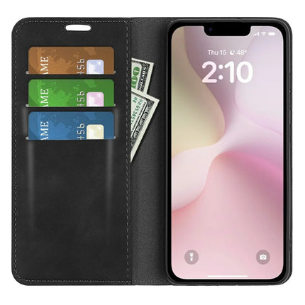 For iPhone 16e Case Skin Touch Leather Wallet Phone Cover