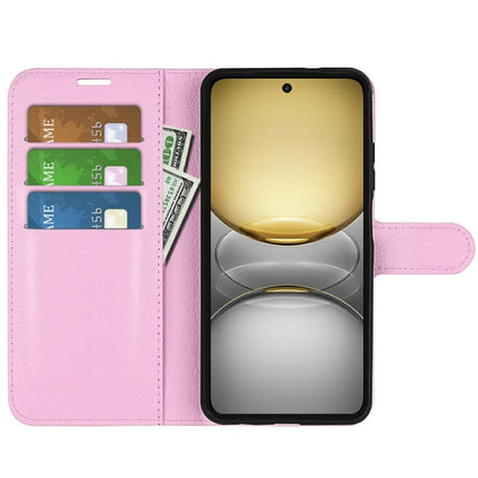 For Realme C75 Case Litchi Texture Shockproof Leather Wallet Phone Cover