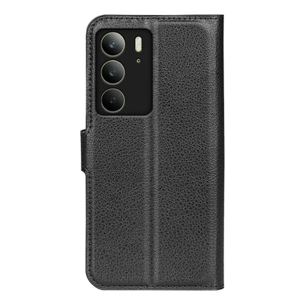 For Realme C75 Case Litchi Texture Shockproof Leather Wallet Phone Cover