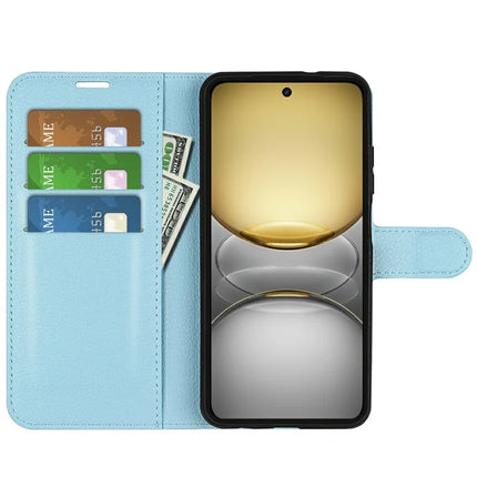 For Realme C75 Case Litchi Texture Shockproof Leather Wallet Phone Cover