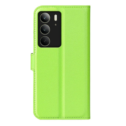 For Realme C75 Case Litchi Texture Shockproof Leather Wallet Phone Cover
