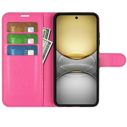 For Realme C75 Case Litchi Texture Shockproof Leather Wallet Phone Cover