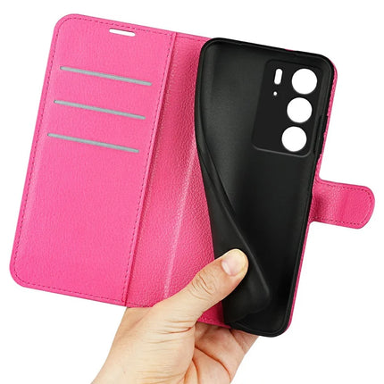 For Realme C75 Case Litchi Texture Shockproof Leather Wallet Phone Cover