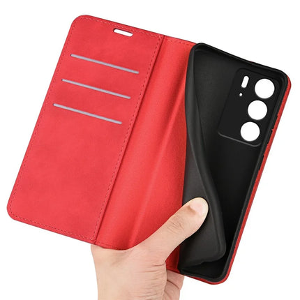 For Realme C75 Case Skin Touch Leather Wallet Phone Cover
