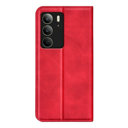 For Realme C75 Case Skin Touch Leather Wallet Phone Cover