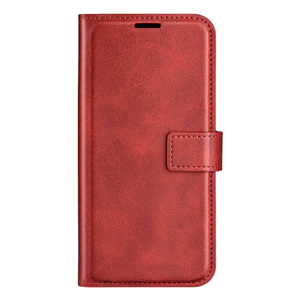 For Realme C75 Stand Case Anti-Scratch Calf Texture Leather Phone Cover