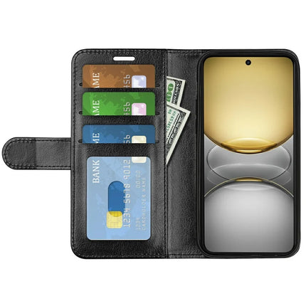 For Realme C75 Wallet Case Crazy Horse Texture Stand Leather Phone Cover