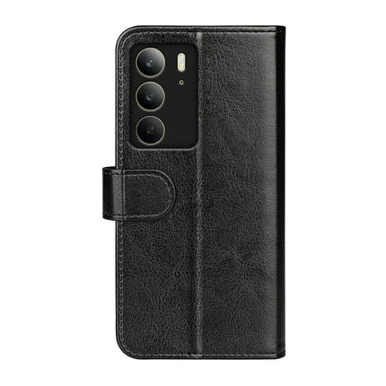 For Realme C75 Wallet Case Crazy Horse Texture Stand Leather Phone Cover