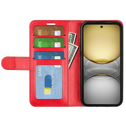 For Realme C75 Wallet Case Crazy Horse Texture Stand Leather Phone Cover