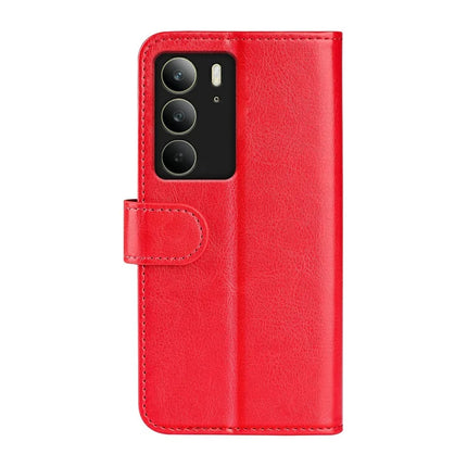 For Realme C75 Wallet Case Crazy Horse Texture Stand Leather Phone Cover