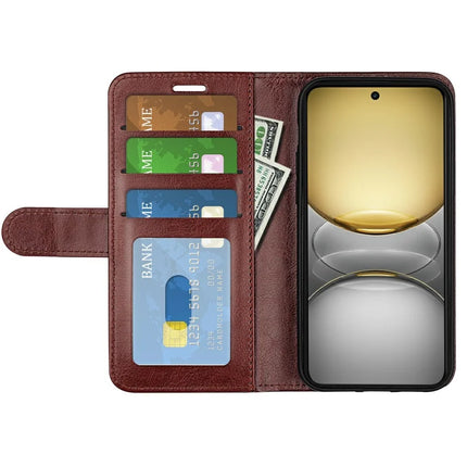 For Realme C75 Wallet Case Crazy Horse Texture Stand Leather Phone Cover