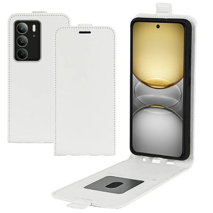 For Realme C75 Case with Card Slots Vertical Flip Leather Phone Cover