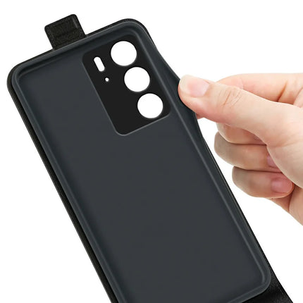 For Realme C75 Case with Card Slots Vertical Flip Leather Phone Cover