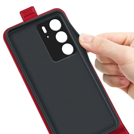 For Realme C75 Case with Card Slots Vertical Flip Leather Phone Cover