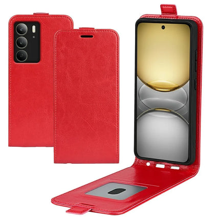 For Realme C75 Case with Card Slots Vertical Flip Leather Phone Cover