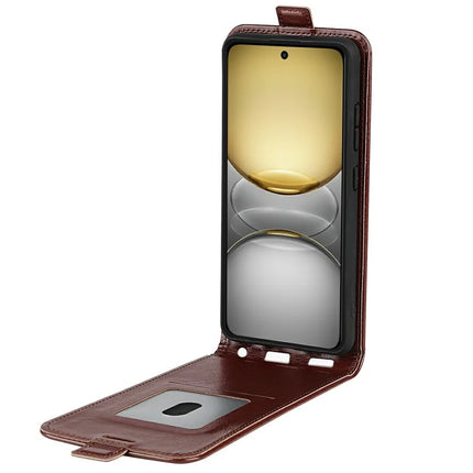 For Realme C75 Case with Card Slots Vertical Flip Leather Phone Cover