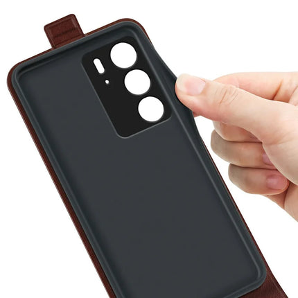 For Realme C75 Case with Card Slots Vertical Flip Leather Phone Cover