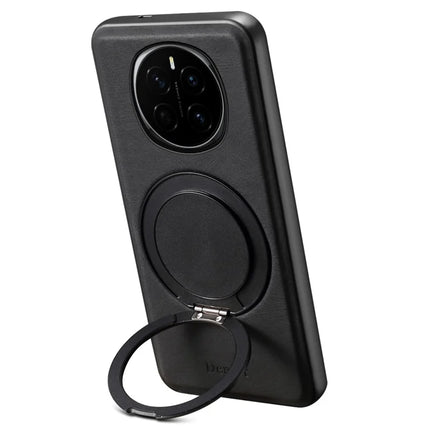 DENIOR A14 For Honor Magic7 5G Magnetic Case Rotary Kickstand Leather PC TPU Phone Cover