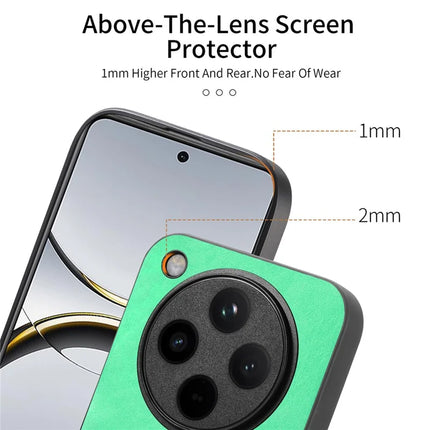 For Oppo Find X8 5G Leather Back Case Compatible with MagSafe Skin-touch Phone Cover