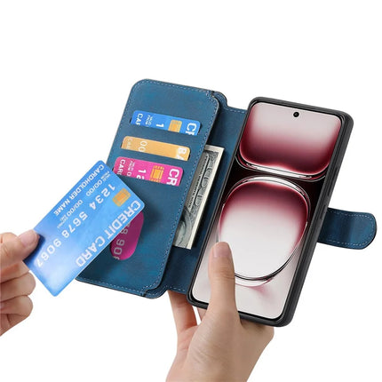 For Oppo Reno12 5G (Global) Case CASENEO Detachable Magnetic RFID Block Leather Phone Wallet Cover