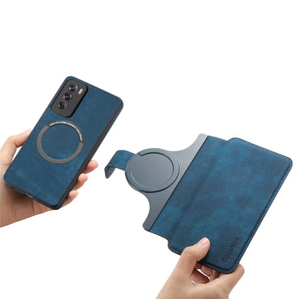 For Oppo Reno12 5G (Global) Case CASENEO Detachable Magnetic RFID Block Leather Phone Wallet Cover