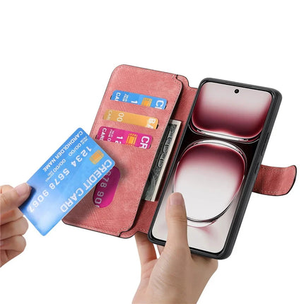 For Oppo Reno12 5G (Global) Case CASENEO Detachable Magnetic RFID Block Leather Phone Wallet Cover