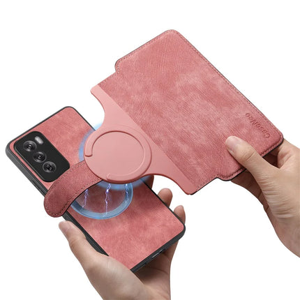 For Oppo Reno12 5G (Global) Case CASENEO Detachable Magnetic RFID Block Leather Phone Wallet Cover