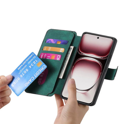 For Oppo Reno12 5G (Global) Case CASENEO Detachable Magnetic RFID Block Leather Phone Wallet Cover