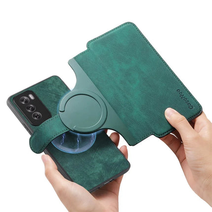 For Oppo Reno12 5G (Global) Case CASENEO Detachable Magnetic RFID Block Leather Phone Wallet Cover