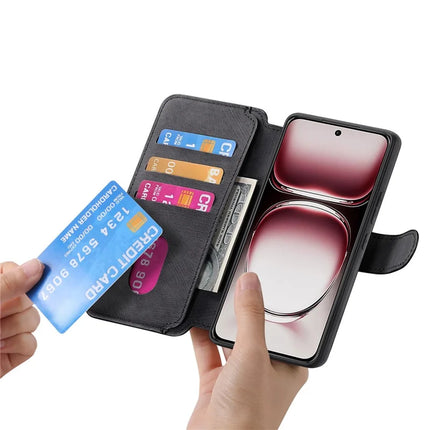 For Oppo Reno12 5G (Global) Case CASENEO Detachable Magnetic RFID Block Leather Phone Wallet Cover