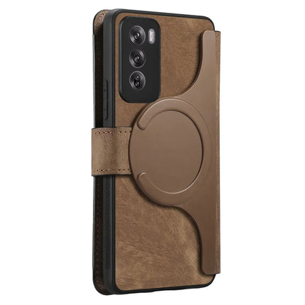 For Oppo Reno12 5G (Global) Case CASENEO Detachable Magnetic RFID Block Leather Phone Wallet Cover