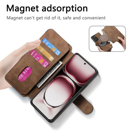 For Oppo Reno12 5G (Global) Case CASENEO Detachable Magnetic RFID Block Leather Phone Wallet Cover