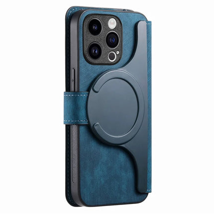For iPhone 15 Pro Max Case CASENEO Detachable Magnetic RFID Block Leather Phone Wallet Cover