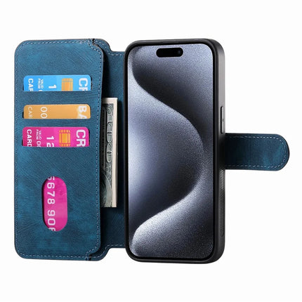 For iPhone 15 Pro Max Case CASENEO Detachable Magnetic RFID Block Leather Phone Wallet Cover