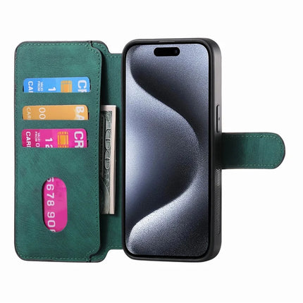 For iPhone 15 Pro Max Case CASENEO Detachable Magnetic RFID Block Leather Phone Wallet Cover