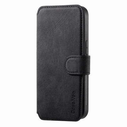 For iPhone 15 Pro Max Case CASENEO Detachable Magnetic RFID Block Leather Phone Wallet Cover