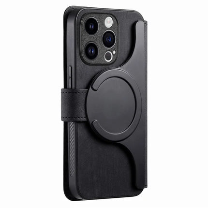 For iPhone 15 Pro Max Case CASENEO Detachable Magnetic RFID Block Leather Phone Wallet Cover