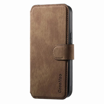 For iPhone 15 Pro Max Case CASENEO Detachable Magnetic RFID Block Leather Phone Wallet Cover