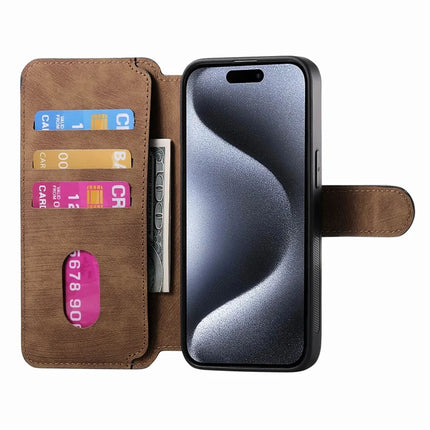 For iPhone 15 Pro Max Case CASENEO Detachable Magnetic RFID Block Leather Phone Wallet Cover