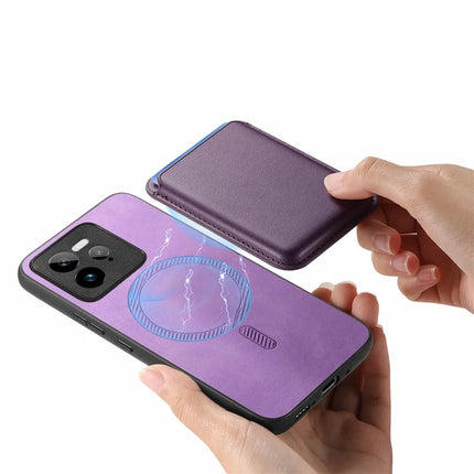 For Realme GT 7 Pro 5G Case Detachable Magnetic Card Bag Leather Phone Back Cover