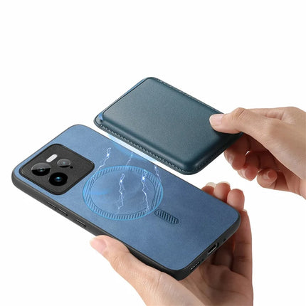 For Realme GT 7 Pro 5G Case Detachable Magnetic Card Bag Leather Phone Back Cover
