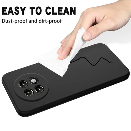 For Realme P1 Speed 5G Case Liquid Silicone Phone Back Cover with Hand Strap