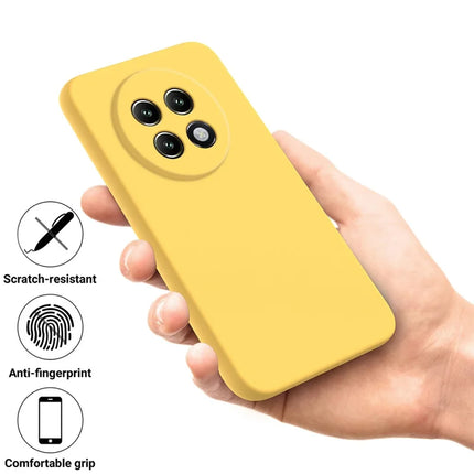 For Realme P1 Speed 5G Case Liquid Silicone Phone Back Cover with Hand Strap