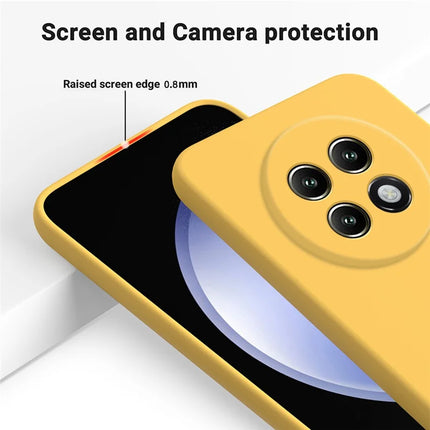 For Realme P1 Speed 5G Case Liquid Silicone Phone Back Cover with Hand Strap